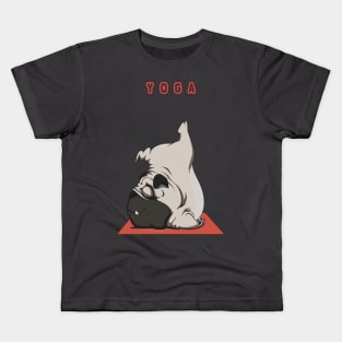 YOGA DOG Kids T-Shirt